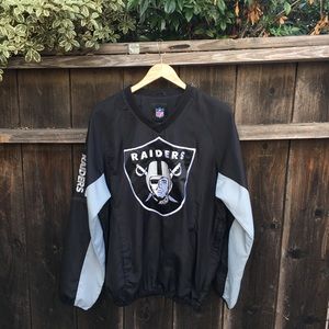Raiders NFL Certified Pullover Windbreaker